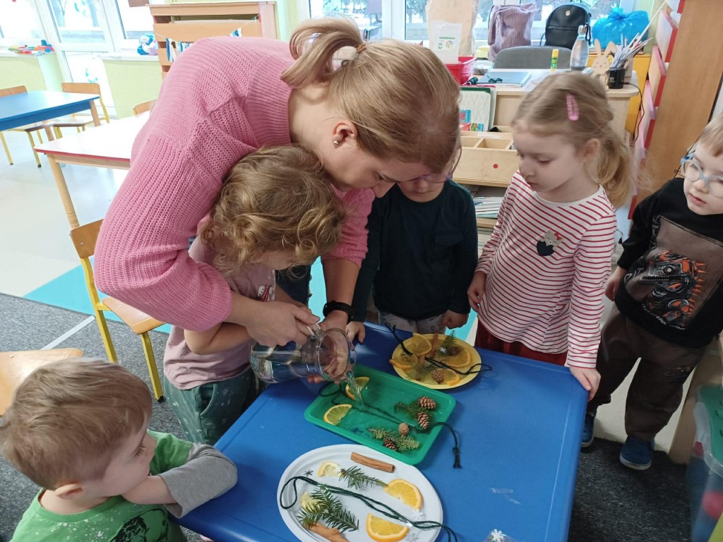 prezentacja zamrożonych witraży po jednym dniu