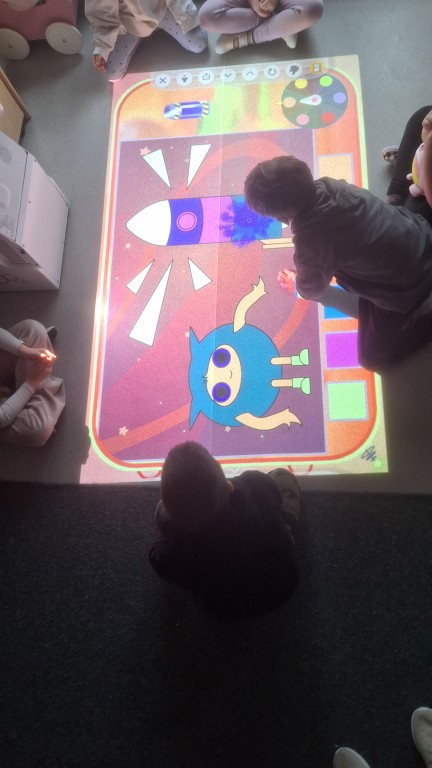 Zabawy z magicznym dywanem 