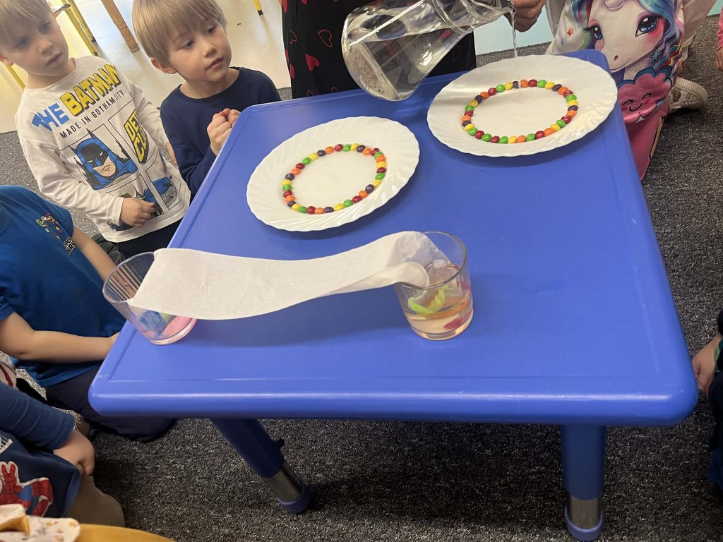 Eksperyment z kolorami w ramach projektu Kreatywna Matematyka