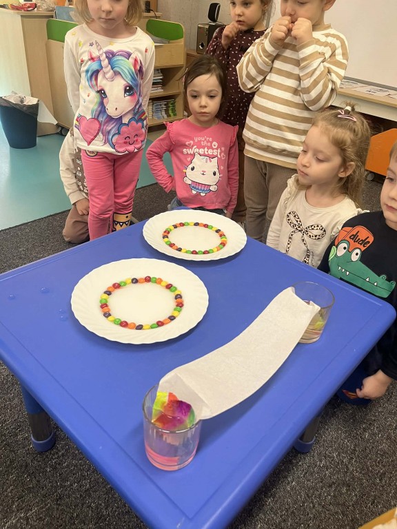 Eksperyment z kolorami w ramach projektu Kreatywna Matematyka